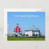 New Canal Lighthouse New Orleans LA USA Postcard Briefkaart (Voorkant / Achterkant)