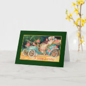 New Car Happy Birthday Fine  Kaart (Gele Bloem)