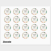New Chapter Baby Shower  Ronde Sticker (Vel)