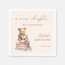 New Chapter Baby Shower Teddy Storybook Servet