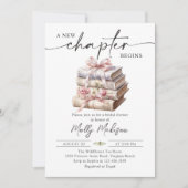 New Chapter Begins, Bow Storybook Bridal Shower Kaart (Voorkant)