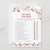 New Chapter Begins He Said She Said Bridal Shower (Voorkant)