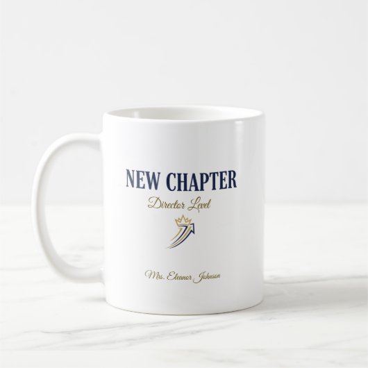 New Chapter Director Level Personalized Koffiemok (Links)