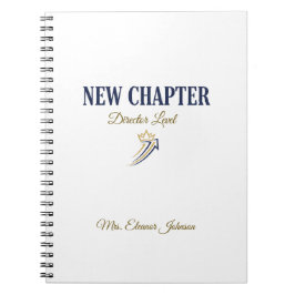New Chapter Director Level Personalized Notitieboek