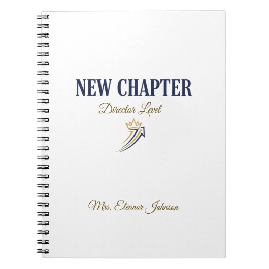 New Chapter Director Level Personalized Notitieboek (Voorkant)