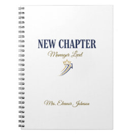 New Chapter Manager Level Personalized Notitieboek