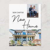 New Chapter New Home Family Custom Photo and House Briefkaart (Voorkant)