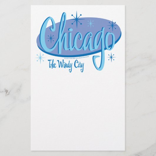 NEW-Chicago-Retro Briefpapier (Voorkant)