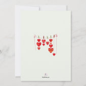 New Couple - Post Wedding Brunch Uitnodiging (Achterkant)