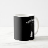 New Dad Fisherman, First Fathers Day Fishing Dad Koffiemok (Voorkant rechts)