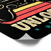 New Daddy I Leveled Up To Dad Mens Pregnancy Idea Poster (Hoek)