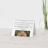 New Day Gardens Carte pour notes - Papillon Vicero (Dos)