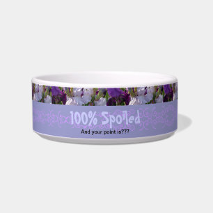 New Day Gardens Pet Dish- Iris "100% geknipt" Voerbakje
