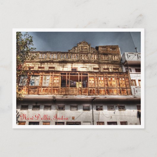 New Delhi Briefkaart (Voorkant)