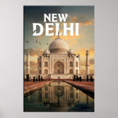 New Delhi reisposter Poster (Voorkant)