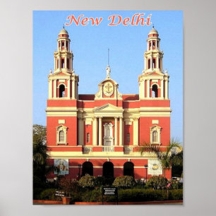 New Delhi - The Sacred Heart Cathedral - Poster