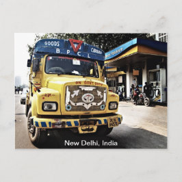 New Delhi Truck Briefkaart