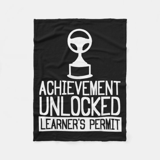 New Driver Learner Permit Driving School - Driver' Fleece Deken (Voorkant)