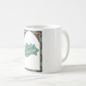 New Eid Mubarak Elegant Turkish Green Mug (Devant droit)