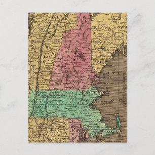 New England 4 Briefkaart