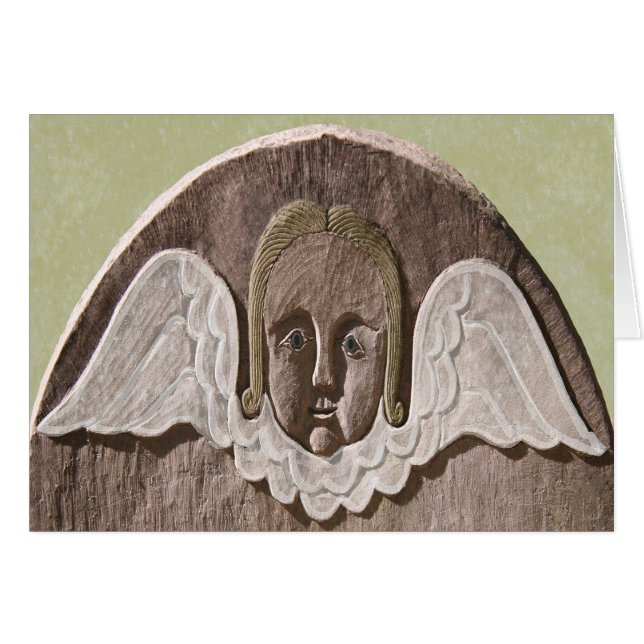 New England Angel Card (Lt. Green) (Voorkant Horizontaal)
