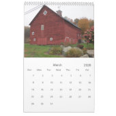 New England Barns Calendar Kalender (Mar 2026)