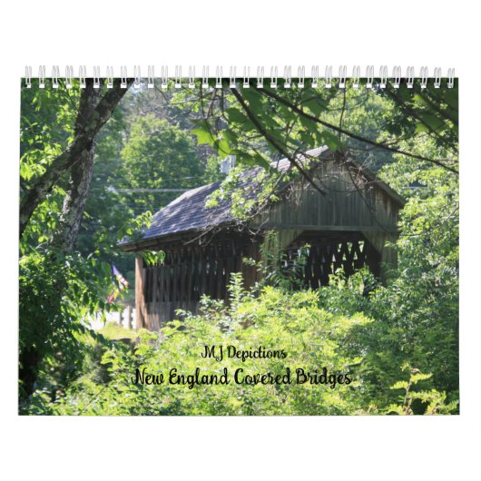 New England bekleedde de Kalender van Bridges (Hoes)