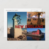 New England Briefkaart (Voorkant / Achterkant)