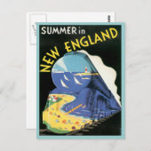 New England Briefkaart (Voorkant / Achterkant)