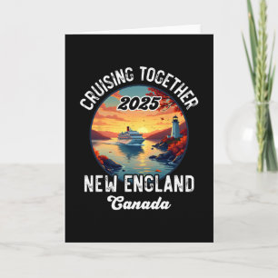 New England Canada-cruise Kaart