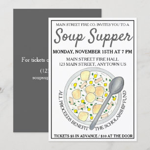 New England Clam Chowder Bowl Soup Cookoff Super Kaart