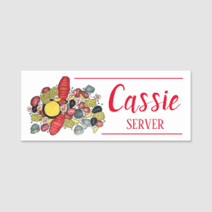 New England Clambake Diner Vis en zeevruchten Rest Naamplaatje