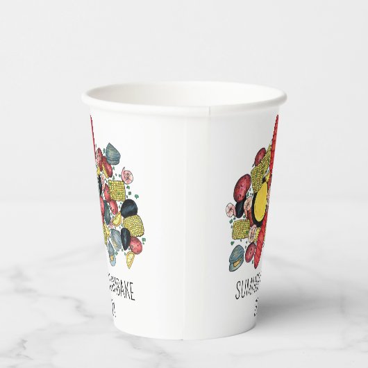 New England Clambake kreeft Boil Block Party Papieren Bekers (Rechts)