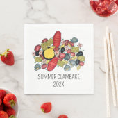 New England Clambake kreeft Boil Block Party Servet (Insitu)