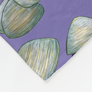 New England Clams Clambake Beach Summer Seafood Fleece Deken