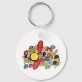 New England Clams Lobster Clambake Seafood Dinner Sleutelhanger (Voorkant)