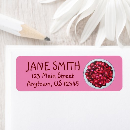 New England Cranberries Cranberry Bog Berries Etiket (Insitu)