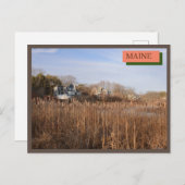 New England huizen Kittery Maine Natuur Briefkaart (Voorkant / Achterkant)