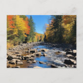 New England kleurrijk landschap, herfst, Briefkaart (Voorkant)
