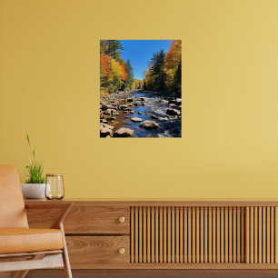 New England kleurrijk landschap Poster