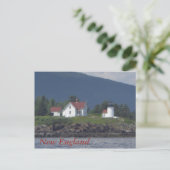 New England Lighthouse Briefkaart (Staand voorkant)