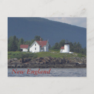 New England Lighthouse Briefkaart