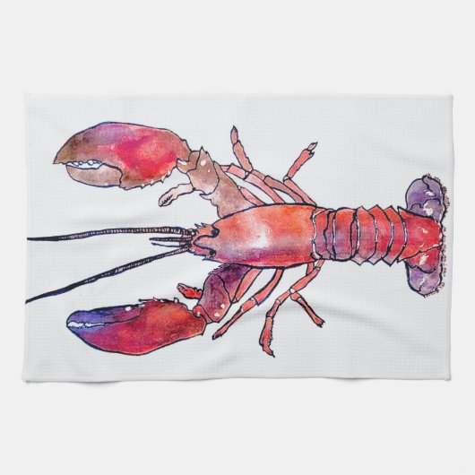 New England Lobster Kitchen Towel Theedoek (Horizontaal)