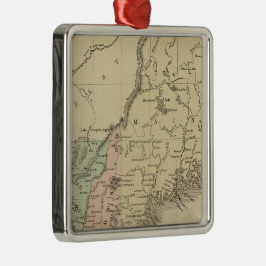 New England Metalen Ornament (Rechts)