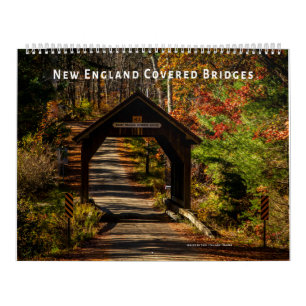 New England overdekte bruggen Kalender