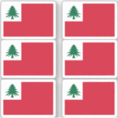 New England Pine Tree Flag Sticker Pack (Devant)