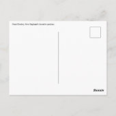 New England Pond Hockey Briefkaart (Achterkant)