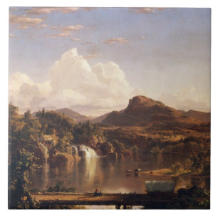 New England Scenery Frederic Edwin Church Tegeltje