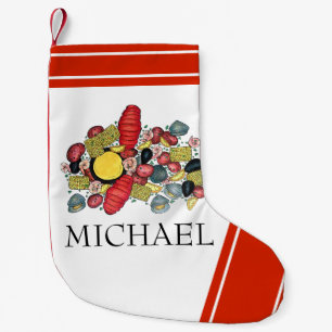 New England Summer Clambake Seafood Dinner Food Kleine Kerstsok