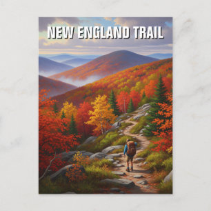 New England Trail Reizen Briefkaart